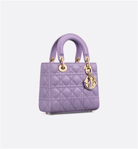 dior lilac bag|Small Lady Dior My ABCDior Bag Lilac Cannage Lambskin .